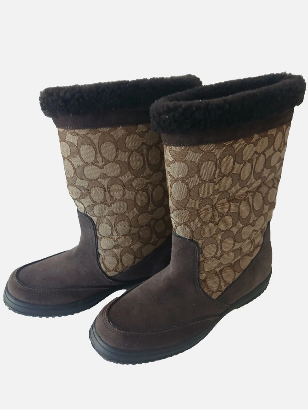 Coach Boots Sherman Signature C Winter Boots Women’s Size 8.5